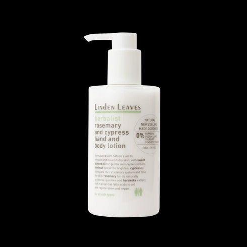 Rose & Cypress Hand & Body Lotion 300ml-Linden Leaves-Matakana Pharmacy